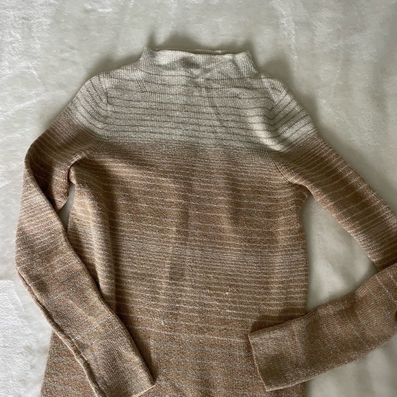 Ann Taylor Gradient Long Sleeve Sweater Dress in ombré - Picture 5 of 11